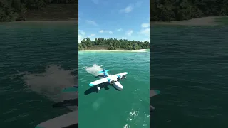 🌊 Beautiful Australian Coast🛩️ | Grumman G-21 Goose in water | MSFS | #shorts