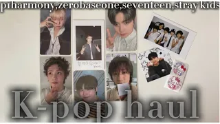 #8 распаковка кпоп стаффа p1h,svt,zb1,skz🐋