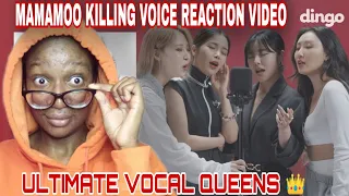 Reacting to MAMAMOO's KILLING VOICE