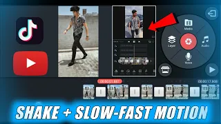 🔥PERFECT SHAKE + SLOW-FAST MOTION TRANSITION TUTORIAL | TIKTOK SHAKE EFFECT | SLOW MOTION APP