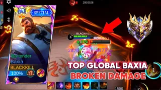 BAXIA HYPER YANG SANGAT OP PARAH 😱 DI RANK MYTHIC ‼️ MUSUH OUTO KEBANTAI ~ Mobile Legends