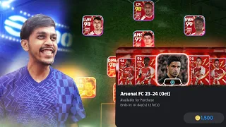 I PLAYED WITH THE New Arsenal Player Pack IN EFOOTBALL 24 MOBILE 🥶 WAY TOO OP 🔥