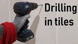 How to drill in ceramic tiles
