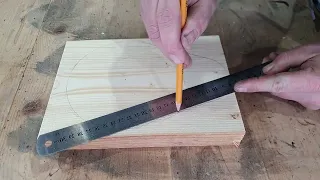 Having learned this secret, you will never throw out the old wooden block from the workshop.
