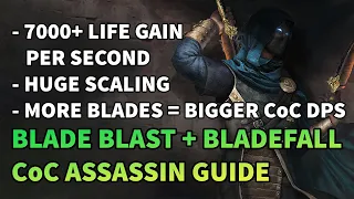 CoC Blade Blast Bladefall Assassin - Build Guide - Carried by Poet's Pen - Path of Exile 3.12 Heist