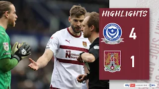 HIGHLIGHTS: Portsmouth 4 Northampton Town 1