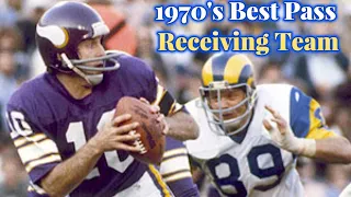 Who Is The 1970's Best Pass Receiving Team?