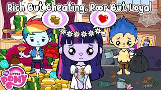 Rich But Cheating, Poor But Loyal | My Little Pony In Toca Life World | Toca Sad Story | Toca Boca