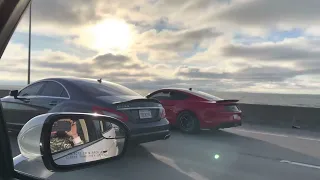 Cls63 amg vs ford mustang 5.0 10speed