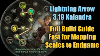 Full Lightning Arrow Deadeye Build Guide - Fast 3.19 Lake of Kalandra League Starter