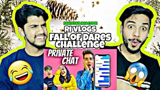PAKISTANI REACT TO FALL OF DARES CHALLENGE WITH BROTHERS & SISTER | Rimorav Vlogs | Hashmi ReactionS