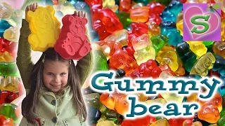 ЖЕЛЕЙНЫЙ МЕДВЕДЬ и ЛЕВ Gummy bear делаем сами с Сашей😊