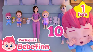 É pra Rolar Rolar! | Dez em uma Cama | + Completo | Bebefinn em Português - Canções Infantis