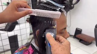 Basic Mens haircut || Step by Step Membuat Gradasi Untuk Pemula - TUTORIAL 2024