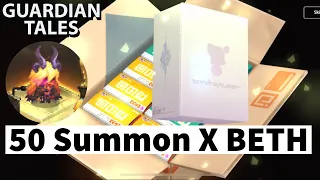 50X Summons For BETH - INSANE LUCK! NEW HERO - Guardian Tales