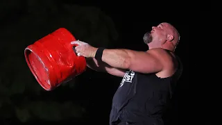 4x World's Strongest Man Brian Shaw, Tom Stoltman and JF Caron in the 2020 Keg Toss