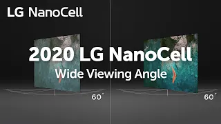 2020 LG NanoCell powered by Wide Viewing Angle