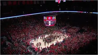 Ohio State storms the court after upsetting Caitlin Clark & Iowa | ESPN College Basketball