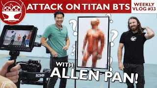 ATTACK ON TITAN THUNDER SPEARS! COLLAB WITH ALLEN PAN! (WEEKLY VLOG #33)