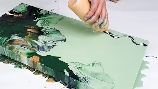 WOW Crazy Cells & Perfect Balance / Acrylic Pour Painting / Fluid Art Technique