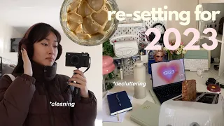 RESET WITH ME 🎀🧺| declutter, cleaning, acl update, laser appointment