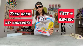 Tech Deck DIY Concrete Unboxing Test & Review