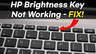[FIX] HP Laptop Brightness Key Not Working in Windows 11, 10, 8, 7