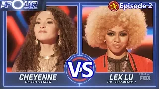 The Four Cheyenee Elliott  vs Lex Lu with Results &Comments  The Four Episode 2