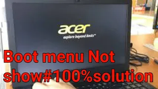 How to enable Acer boot minu/acer boot minu enable kaise kare/