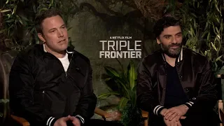 TRIPLE FRONTIER Interviews: Ben Affleck, Charlie Hunnam, Oscar Isaac and cast