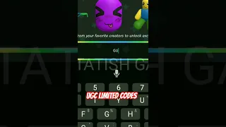 New🎁Ugc Limited Codes In February 2024 - Codes For Roblox Ugc Limited - Ugc Limited Codes Codes