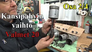 Valmet 20. Kansipahvin vaihto. Osa 2/4