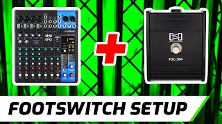 How To Use Footswitch With Audio Mixer | Complete Guide