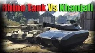 Rhino Tanks vs TM-02 Khanjali Speed and Armor