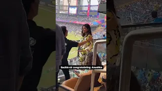 Sachin sir congratulating Anushka Sharma #viratkohli #short #shorts