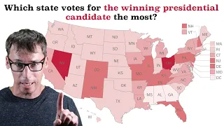 The Best and Worst States At Picking the Winning President #shorts