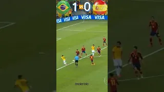 Brazil destroying spain😱 Brazil vs Spain 🔥 2013 Confederations Cup #neymar #brasil #spain