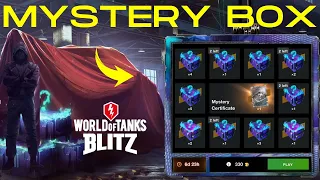 Open all the mystery boxes, WoT Blitz, mystery box 💥💯