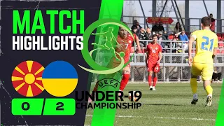 NORTH MACEDONIA U19 0-2 UKRAINE U19 | ELITE ROUND | MATCHDAY 1 | HIGHLIGHTS