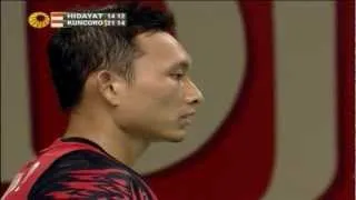 R16 - MS - Sony Dwi Kuncoro vs Taufik Hidayat - 2012 Djarum Indonesia Open