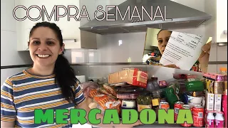 🛒COMPRA SEMANALSEMANAL🛒 Compra en Mercadona // Familia Numerosa