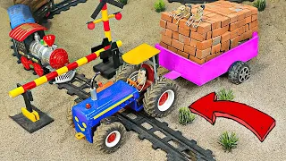 Top the most creatives science projects P6| Donganh mini| diy tractor making mini Concrete bridge