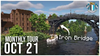 Ironbridge Recreated In Game - Minecraft World Tour (Oct 2021)