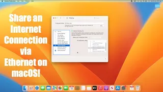 How to Share an Internet Connection via Ethernet on macOS