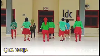 TITANIUM BACHATA Line Dance | Choreo Muhammad Yani | Danced by Gita Senja LD