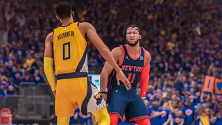 New York Knicks vs Indiana Pacers Game 2 Round 2 Playoffs NBA 2K24 Gameplay