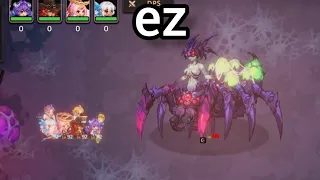 An Easy Way to Defeat Arachne With Low Mystic Resistance! (F2P Friendly) | Guardian Tales