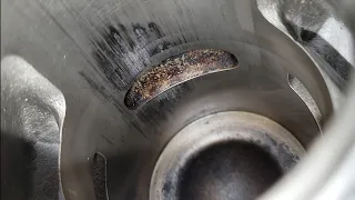 Is my chainsaw cylinder scored?? How to remove aluminum transfer from a cylinder!!