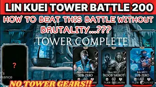 How to beat battle 200 of Lin kuei tower? | mk mobile