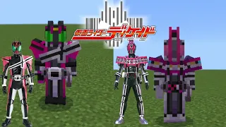 ADDON KAMEN RIDER DECADE FOR MINECRAFT PE/BEDROCK 1.20